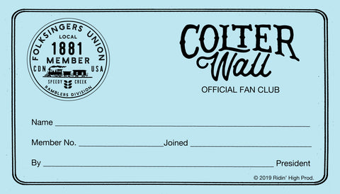 Official Membership Card