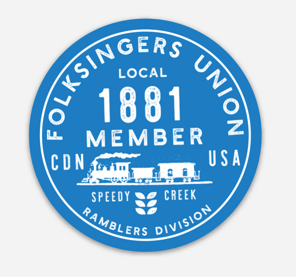 Folksingers Logo Sticker