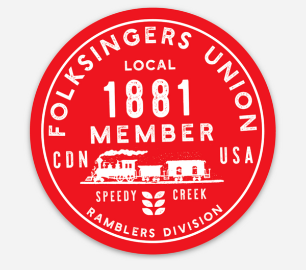 Folksingers Logo Sticker